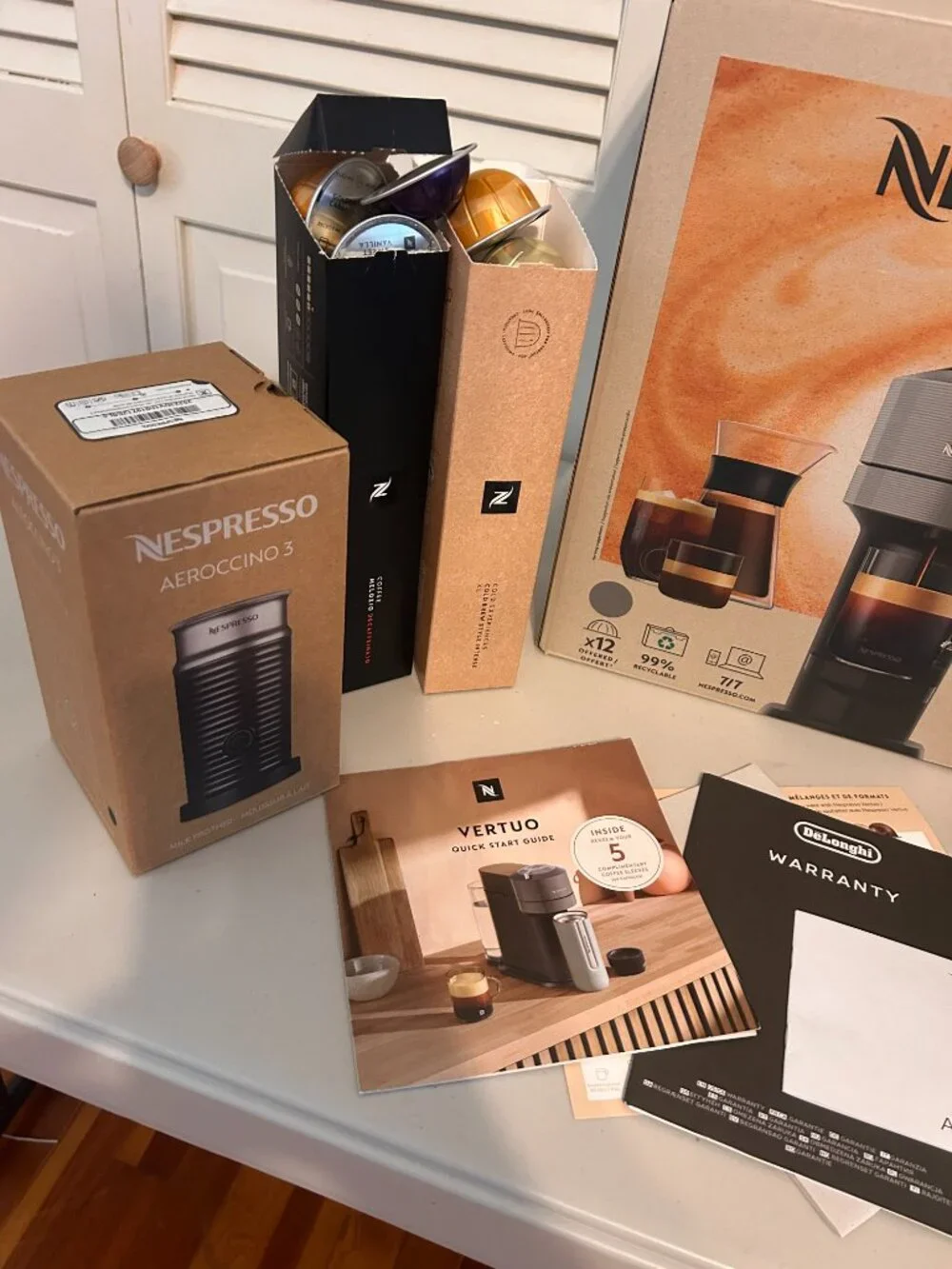 *OPEN BOX* Nespresso Vertuo Next Espresso Machine & Aeroccino 3